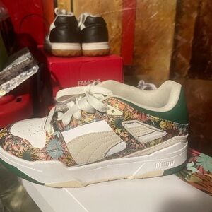 Colorful show stopper sneakers